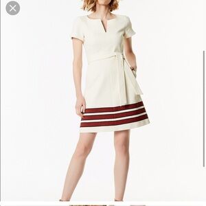 NWT Karen Millen Belted A Line Dress 10